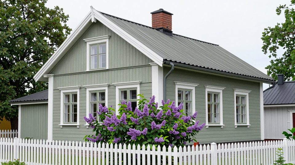 Fasadmålning-projekt i Bromma