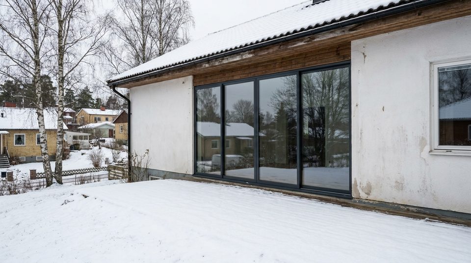 Fasadmålning-projekt i Bromma